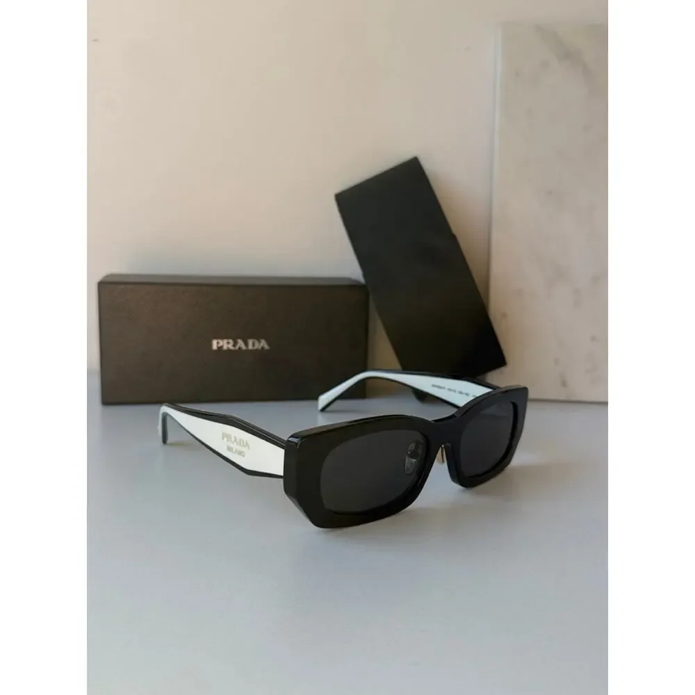 NEW Prada PR B05S Sunglasses in Black White